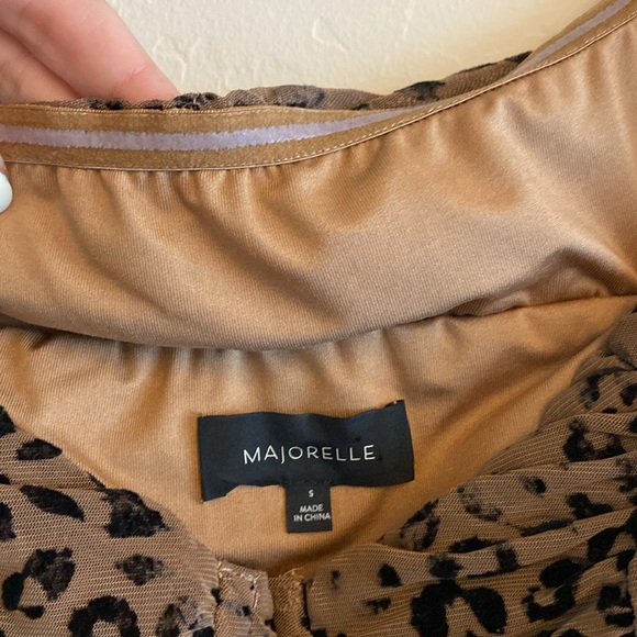 MAJORELLE Tabitha Midi Dress in Tan Leopard S - Picture 14 of 17